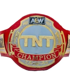 AEW TNT WRESTLING RED LEATHER WORLD - championship belt maker