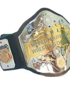 AWA World Heavyweight Championship Wrestling Leather Belt