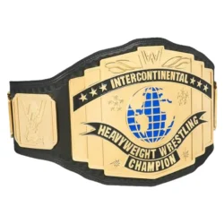 Black Intercontinental Championship WWE Title Belt - championship belt maker