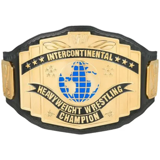 Black Intercontinental Championship WWE Title Belt - championship belt maker