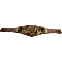 Bray Wyatt Custom Belt & Side Plates – Gold Leather Strap