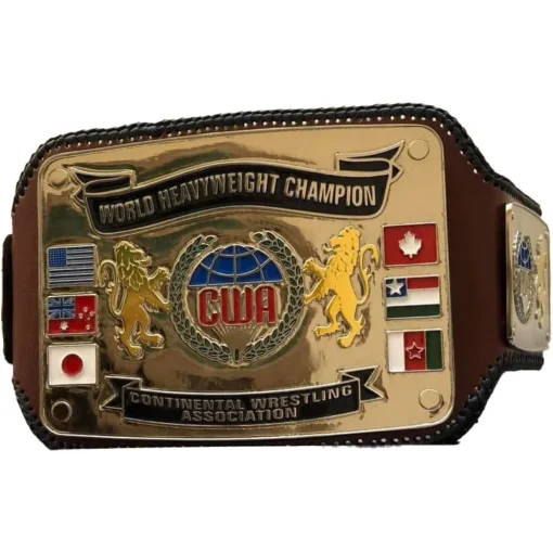 CWA World Heavyweight Continental Wrestling Championship Belt - championship belt maker