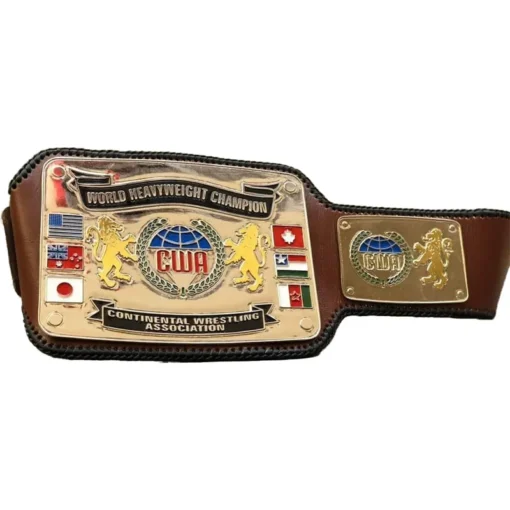 CWA World Heavyweight Continental Wrestling Championship Belt (3)