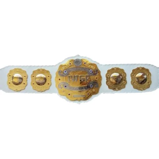 IWGP International Championship Title White Strap Belt (2)