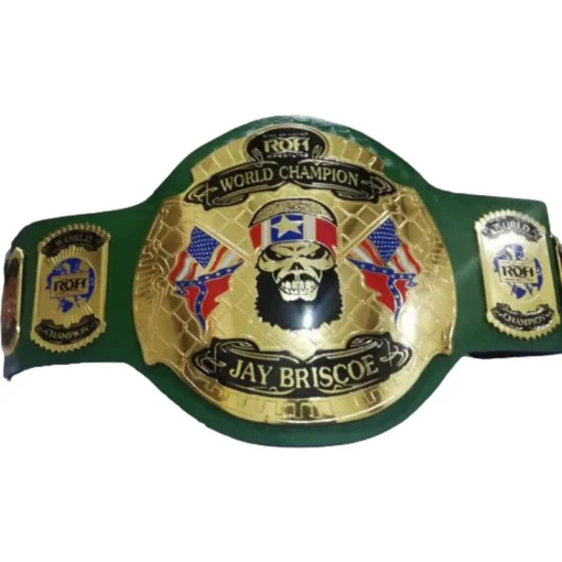 Jay Briscoe ROH world Heavyweight Championship Wrestling Title Belt (1)