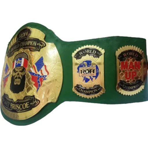 Jay Briscoe ROH world Heavyweight Championship Wrestling Title Belt (2)