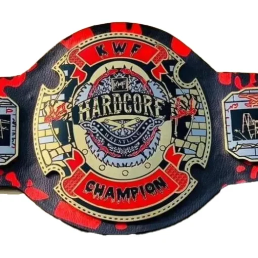 KWF Hardcore Heavy weight Championship Replica Title belt (1) - championship belt maker