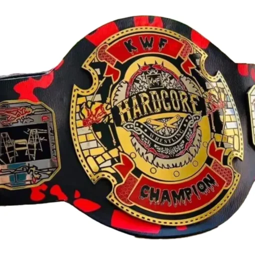 KWF Hardcore Heavy weight Championship Replica Title belt (3)