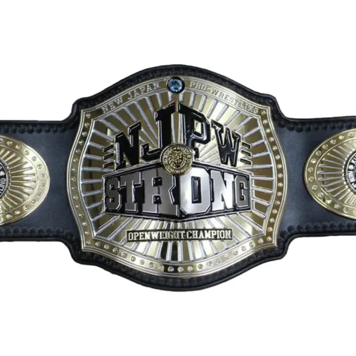 NJPW Strong Openweight Championship revealed Champion Belt - championshipbeltmaker.com