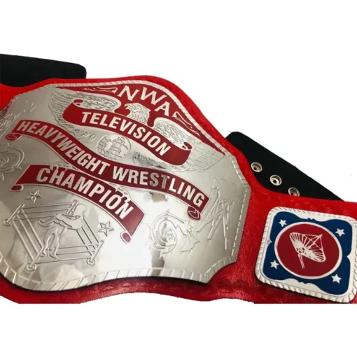 NWA Black Television Championship Title custom belt (3)