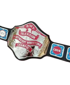 NWA TELEVISION HEAVYWEIGHT 24K NICKEL Wrestling Belt (4)