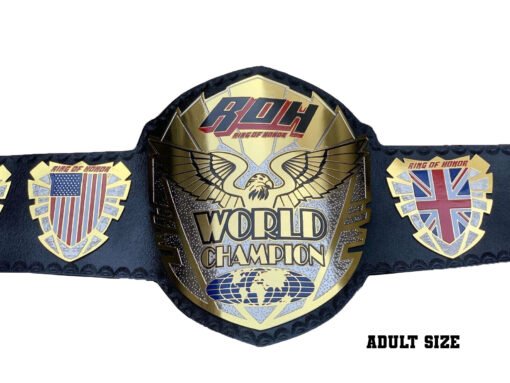 ROH World Wrestling Heavyweight Championship Belt Adult Size - Championshipbeltmaker