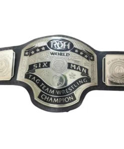 Roh World Six man Tag team wrestling - custom championship belts