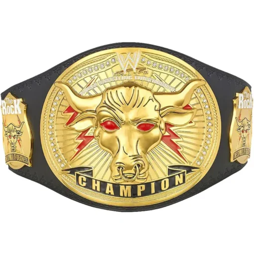 The Rock Brahma Bull customized Championship Title Belt - championship belt maker