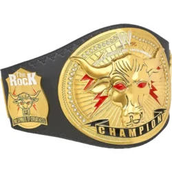 The Rock Brahma Bull customized Championship Title Belt (3)