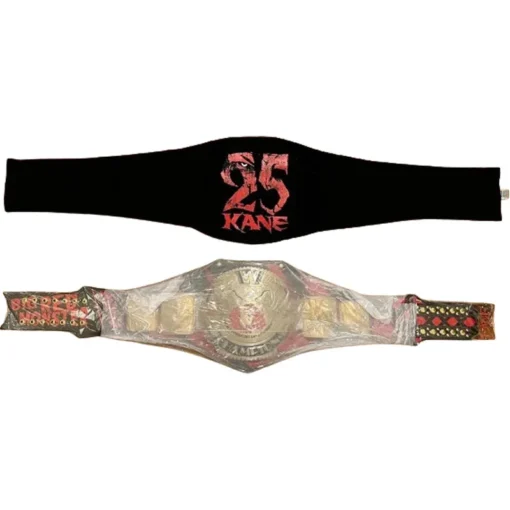 WWE Kane Signature Series tailored Championship Official Title Belt (3)