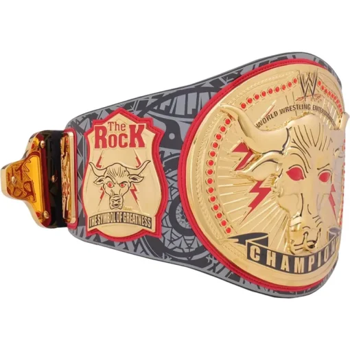 WWE The Rock Signature Series tailored Title Belt (3)