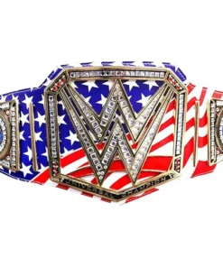 WWE World Heavyweight Championship with American flag