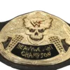 WWF STONE COLD SMOKING SKULL 24K GOLD Championship Title Belt