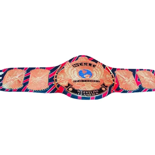 WWF Winged Eagle Dual Plated custom Title Belt (3)