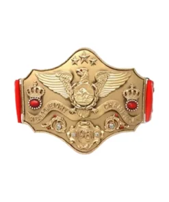 WWWF Rocky Thunder lips Commemorative Belt