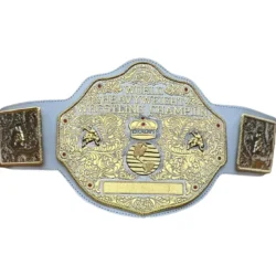 World Heavyweight Championship Big Gold - custom wrestling belt