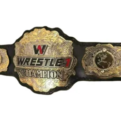 Wrestle-1 open-weight Championship Belt Japanese Masayuki Kono Kai Keiji Katsuhi