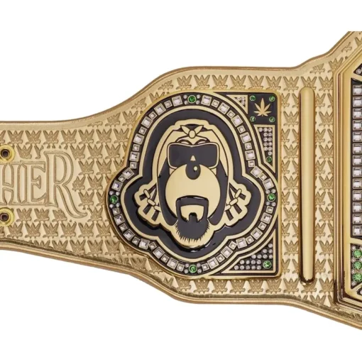 WrestleMania 39 x Snoop Dogg Championship Golden customized Title Belt (6)