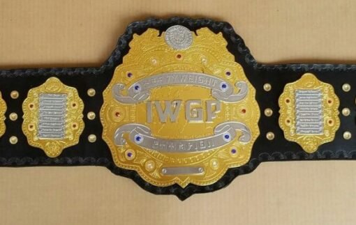 iwgp heavyweight championship gold plated replica belts