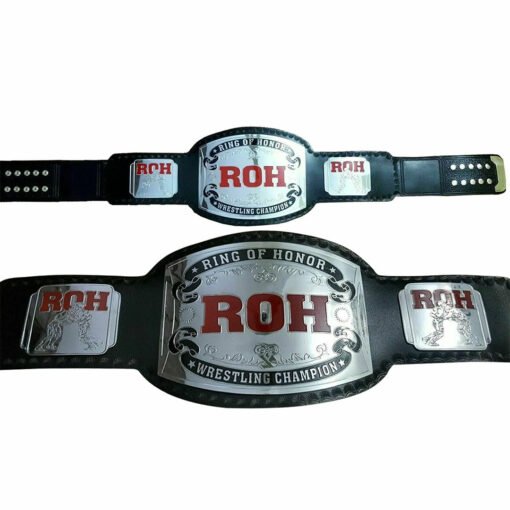 roh ring of honor championship wrestling belts