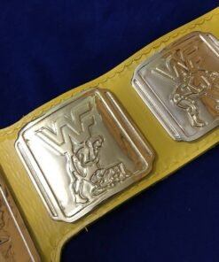 wwf intercontinental yellow 24k gold zinc championship title belts
