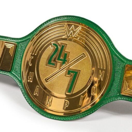 wwe 24 7 championship replica title leather belt 02 1 - Championshipbeltmaker