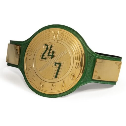 wwe 24 7 championship replica title leather belt 03 - Championshipbeltmaker