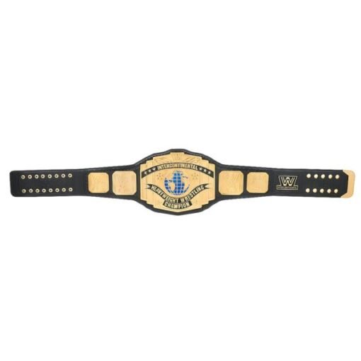 wwe black intercontinental championship replica title belt 05 - Championshipbeltmaker