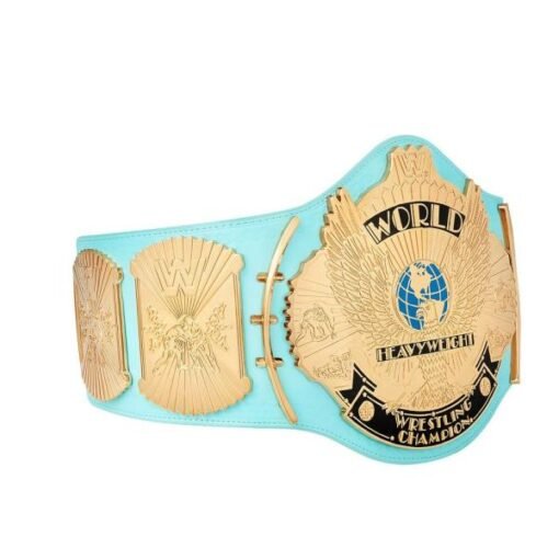 wwe blue winged eagle championship title belt - Championshipbeltmaker