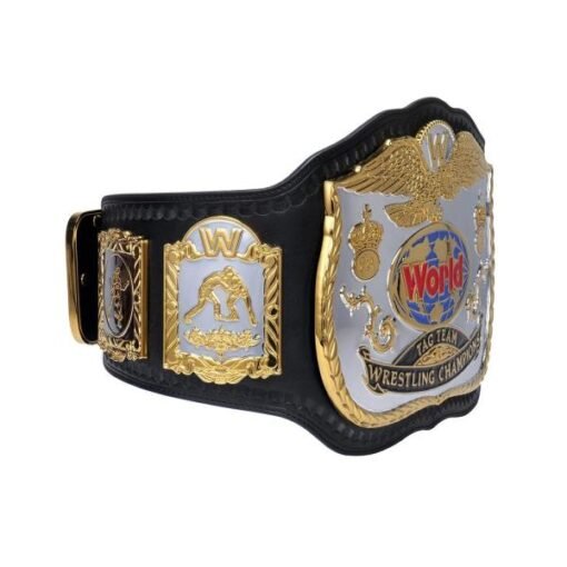 wwf classic tag team replica title belt