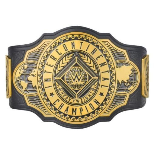 wwe intercontinental championship leather title belt 1 - Championshipbeltmaker