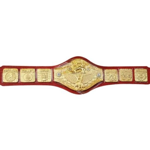wwwf backlund wrestling championship belt crocodile leather 06 - Championshipbeltmaker