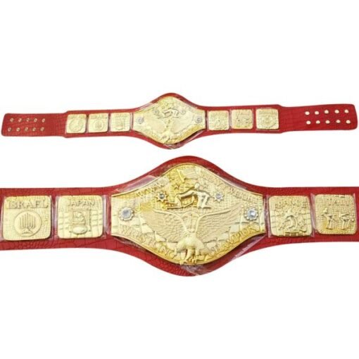 wwwf backlund wrestling championship belt crocodile leather 07 - Championshipbeltmaker