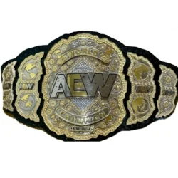 AEW Heavyweight Championship Belt - CNC Brass