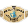 White Intercontinental Belt - custom wrestling belt