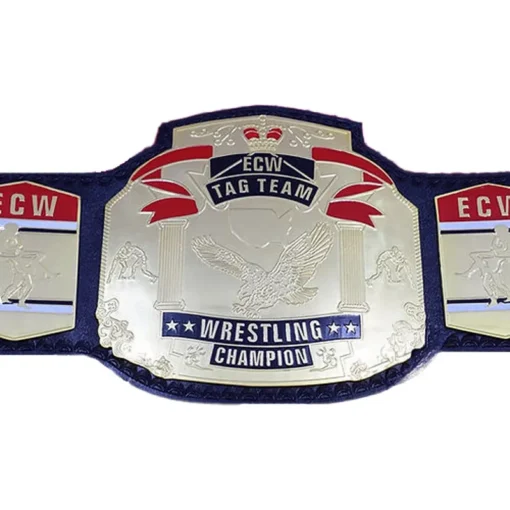 1st ECW Tag Team Wrestling Championship Title Belt (3)