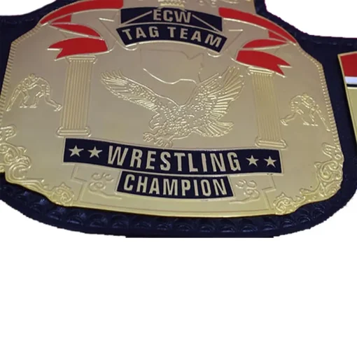 1st ECW Tag Team Wrestling Championship Title Belt (4)