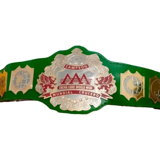 AAA lUCHA LIBRE WORLD WIDE MUNDIAL CRUCERO WRESTLING CHAMPIONSHIP BELT