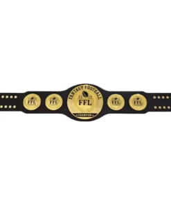 Blank Buckle Leather Fantasy Football Judo Boxing Championship Belt (2)