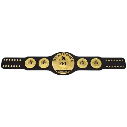 Blank Buckle Leather Fantasy Football Judo Boxing Championship Belt (2)