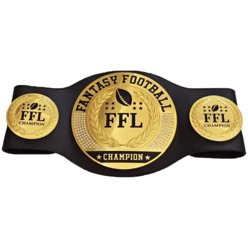 Blank Buckle Leather Fantasy Football Judo Boxing Championship Belt