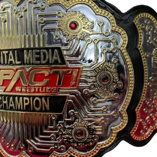 NEW DIGITAL MEDIA IMPACT CHAMPIONSHIP BELT ADULT SIZE ZINC METAL (2)