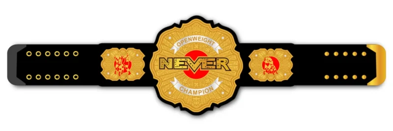 never champion belt template