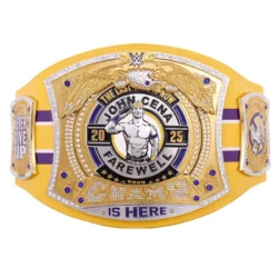2025 John Cena Farewell Spinner Replica Belt – Bakersfield Tour Exclusive
